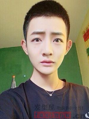 男士发型短发铲两边