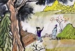 寻隐者不遇-小学生古诗配画作品合集