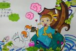 咏鹅小学生春天古诗配画图片大全集